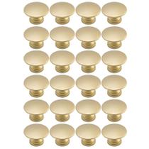 Kit 24 Puxadores de Móveis Pontos Dourados 3x2cm Armários Gavetas Tucson Kit 24 Puxadores de Móveis Pontos Dourados 3x2cm Armários Gavetas Tucson