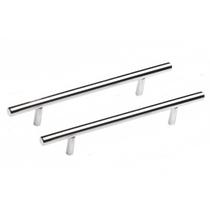 Kit 24 Puxadores Haste Inox Escovado 96mm Portas Gavetas Kit 24 Puxadores Haste Inox Escovado 96mm Portas Gavetas