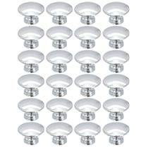 Kit 24 Puxadores para Móveis 199 Tucson Ponto 2cm Cromado