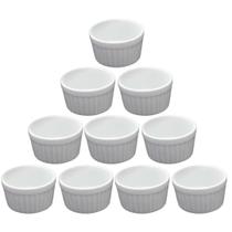 Kit 24 Ramekin Medio 140 ml Porcelana Canelado Kit 24 Ramekin Medio 140 ml Porcelana Canelado
