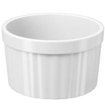 Kit 24 Ramekins 220ml Branco Canelado Coza Molheira Restaura