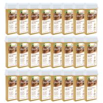 Kit 24 Refil Cera Depilatoria Corporal Profissional Depilação Roll On Depilflax Coco 100g Kit 24 Refil Cera Depilatoria Corporal Profissional Depilação Roll On Depilflax Coco 100g