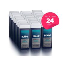 Kit 24 Refil Cera Depilatória Depil Homme Maculino Deo 100g