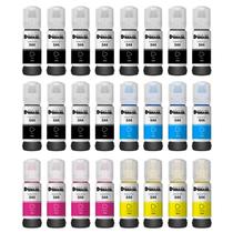 KIT 24 Refil de Tinta compatível T544 para impressora Ecotank Epson L3150