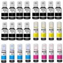 Kit 24 refil de tintas T504 Compatível para Epson Ecotank L4150, L4160