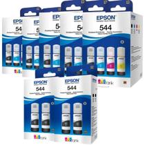 KIT 24 REFIL TINTA LACRADA COMPATIVEL P/ T544 L3110 L3250 L3150 e mais. BMCY