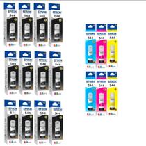 KIT 24 REFIL TINTA (LACRADA) ORIGINAL COMPATIVEL P/ T544 L3110 L3250 L3150 e mais... BMCY KIT 24 REFIL TINTA (LACRADA) ORIGINAL COMPATIVEL P/ T544 L3110 L3250 L3150 e mais... BMCY