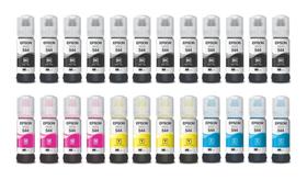 KIT 24 REFIL TINTA ORIGINAL (LACRADA) COMPATIVEL P/ T544 L3110 L3250 L3150 e mais... BMCY