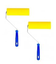 Kit 24 rolo de espuma com cabo 15cm 1341-150 amarelo madeira verniz tigre