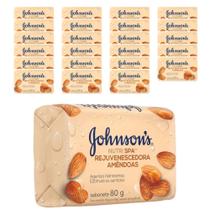 KIT 24 Sabonete Johnson Amendoas 80g