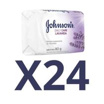 Kit 24 Sabonetes Johnsons Lavanda 80g