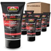Kit 24 Silicones em Gel Automotivo Proauto Alta Performance 150g Kit 24 Silicones em Gel Automotivo Proauto Alta Performance 150g