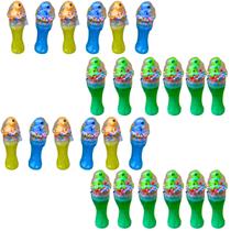 kit 24 slime colorido infantil sereia dinossauro glitter modelar presente para criança escolha o seu - shopmanu