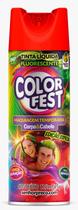 Kit 24 Spray Colorido para Cabelo Color Fest Vermelho Lavável 125ml 55g