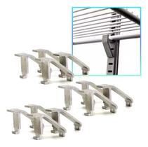 Kit 24 Suportes Prateleira Para Freezer Geladeira Expositor Kit 24 Suportes Prateleira Para Freezer Geladeira Expositor