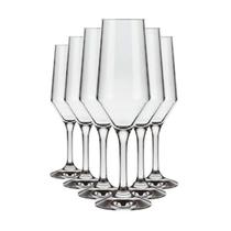 Kit 24 Taça Champagne Cristal Buffet Vidro Liso 186 ml Nadir
