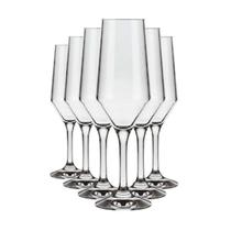 Kit 24 Taça Champagne Cristal Buffet Vidro Liso 186 Ml Nadir