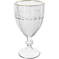 Kit 24 Taças Cristal 330ml Fio de Ouro Imperial Lyor Avulsa