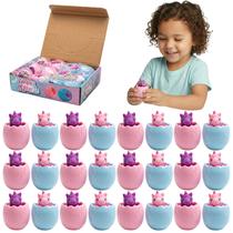 Kit 24 Tag Toys Ovos Brinquedos De Unicórnio Sensorial Coloridos Com Cores Sortidas