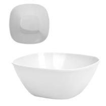 Kit 24 Tigelas Bowl Sobremesa Quadrada Em Melamina Atacado