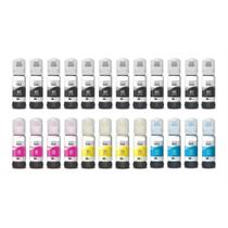 KIT 24 TINTAS Compativel PARA T544 COR BK M Y C L3110 L3150 L3210