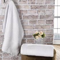 Kit 24 Toalha Banho Ótima Opção Para Pousada Branco - Panosul