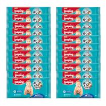 Kit 24 toalhas umedecidas looping looney tunes c/ 48