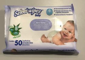 Kit 24 Toalhinhas Umidecidas Select Wipes Baby - Extrato de aloe vera - 50 unidades
