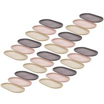 Kit 24 Travessas Bambu Ecológico Oval 23,7x13cm Bandeja Servir Porções Petiscos Lyor Lines Kit 24 Travessas Bambu Ecológico Oval 23,7x13cm Bandeja Servir Porções Petiscos Lyor Lines