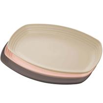 Kit 24 Travessas Bandejas Bambu Plástico Sortidas 29x18x3cm Lines Lyor Servir Frio Petiscos Kit 24 Travessas Bandejas Bambu Plástico Sortidas 29x18x3cm Lines Lyor Servir Frio Petiscos