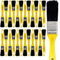 Kit 24 Trinchas Pinceis Tigre Janela Portão Escada Esmalte Óleo Pintura Metais Pequena 2,54cm 1” 519 Polegadas Filamento Cerdas Sintéticas Preta Kit 24 Trinchas Pinceis Tigre Janela Portão Escada Esmalte Óleo Pintura Metais Pequena 2,54cm 1” 519 Polegadas Filamento Cerdas Sintéticas Preta