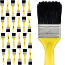 Kit 24 Trinchas Pinceis Tigre Janela Portão Escada Esmalte Óleo Pintura Metais Pequena 5,08cm 2” 519 Polegadas Filamento Cerdas Sintéticas Preta Kit 24 Trinchas Pinceis Tigre Janela Portão Escada Esmalte Óleo Pintura Metais Pequena 5,08cm 2” 519 Polegadas Filamento Cerdas Sintéticas Preta