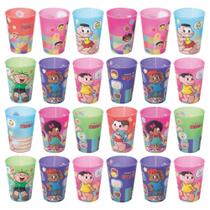 Kit 24 Turma Da Mônica 320 ml Lembrancinhas Festa Infantil Aniversário Colecionável Reutilizável Resistente