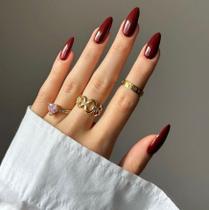 Kit 24 Unhas Postiças Realistas 3D de Alto Padrão Natural Luxo Acessórios Femininos cor:13 Kit 24 Unhas Postiças Realistas 3D de Alto Padrão Natural Luxo Acessórios Femininos cor:13