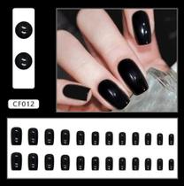 Kit 24 Unhas Postiças Ultra Realistas 3D de Alto Padrão Natural Luxo Acessórios Femininos cor:10 Kit 24 Unhas Postiças Ultra Realistas 3D de Alto Padrão Natural Luxo Acessórios Femininos cor:10