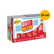 Kit 24 unid. Gli-Instan Morango Glicose Instantânea Lowçucar Kit 24 unid. Gli-Instan Morango Glicose Instantânea Lowçucar