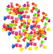 Kit 240un Mini Piranha Colorida plástico resistente infantil Kit 240un Mini Piranha Colorida plástico resistente infantil
