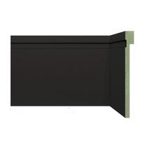 Kit 24M Linear Rodapé de MDF Frisado de Sobrepor 12cmX2,40m Rende 2,4m 1202