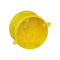 Kit 24PC Caixa de Luz Plastica 4x4 Amarela Octogonal Fund Mov Fortlev