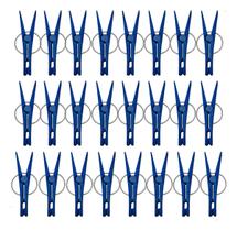 Kit 24pç Prendedor Grampo De Roupa Plastico Forte Resistente