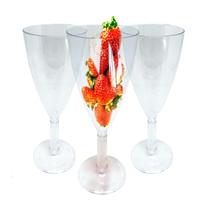 Kit 24U Taça Translúcida Salut Plástico Elegante Festa 150ml Kit 24U Taça Translúcida Salut Plástico Elegante Festa 150ml