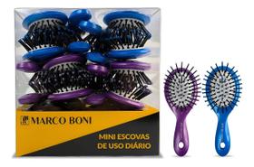Kit 24un Mini Escovas De Bolsa Marco Boni Uso Diário Cores Variadas Kit 24un Mini Escovas De Bolsa Marco Boni Uso Diário Cores Variadas