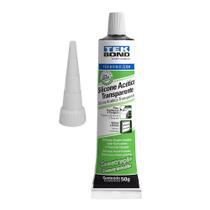 Kit 24un Silicone Incolor Bisnaga 50gr - TEK BOND Kit 24un Silicone Incolor Bisnaga 50gr - TEK BOND
