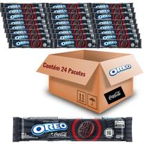 Kit 24Und Biscoito Oreo Sabor Coca-Cola 90G