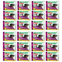 Kit 24X Strondal Plus 4 Comprimidos Indubras - Vermífugo