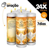 Kit 24x Vela De 7 Dias Velas C/ Imagem Oração Várias Opcoes Kit 24x Vela De 7 Dias Velas C/ Imagem Oração Várias Opcoes