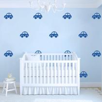 kit 25 adesivos de carrinho 8x5cm (quarto infantil)