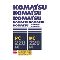 Kit 25 Adesivos SPTS Compatível Komatsu PC220LC Kit 25 Adesivos SPTS Compatível Komatsu PC220LC