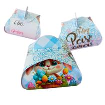 Kit 25 Bem Casado Temático De Páscoa Porta Bombom Caixa para Doce Personalizado Coelhinho Kit 25 Bem Casado Temático De Páscoa Porta Bombom Caixa para Doce Personalizado Coelhinho