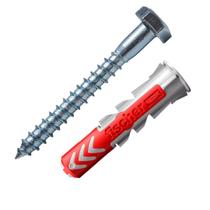 Kit 25 Buchas 8 Duopower + Sextavado Soberba 3/16x60